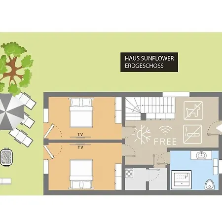 Holiday Home With 3 Bedrooms *